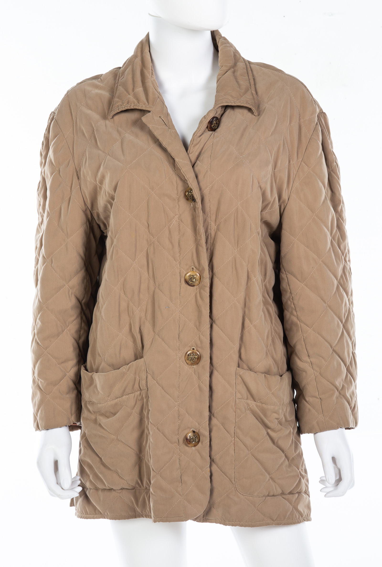 HERMES QUILTED JACKET Size 38