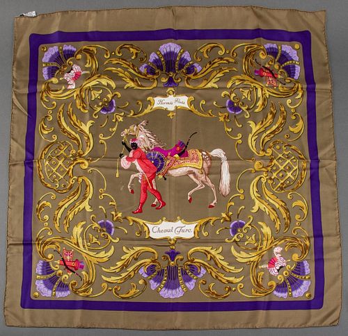 HERMES &QUOT;CHEVAL TURC&QUOT; SILK