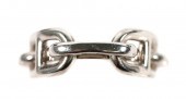 HERMES REGATE SCARF RING, SILV