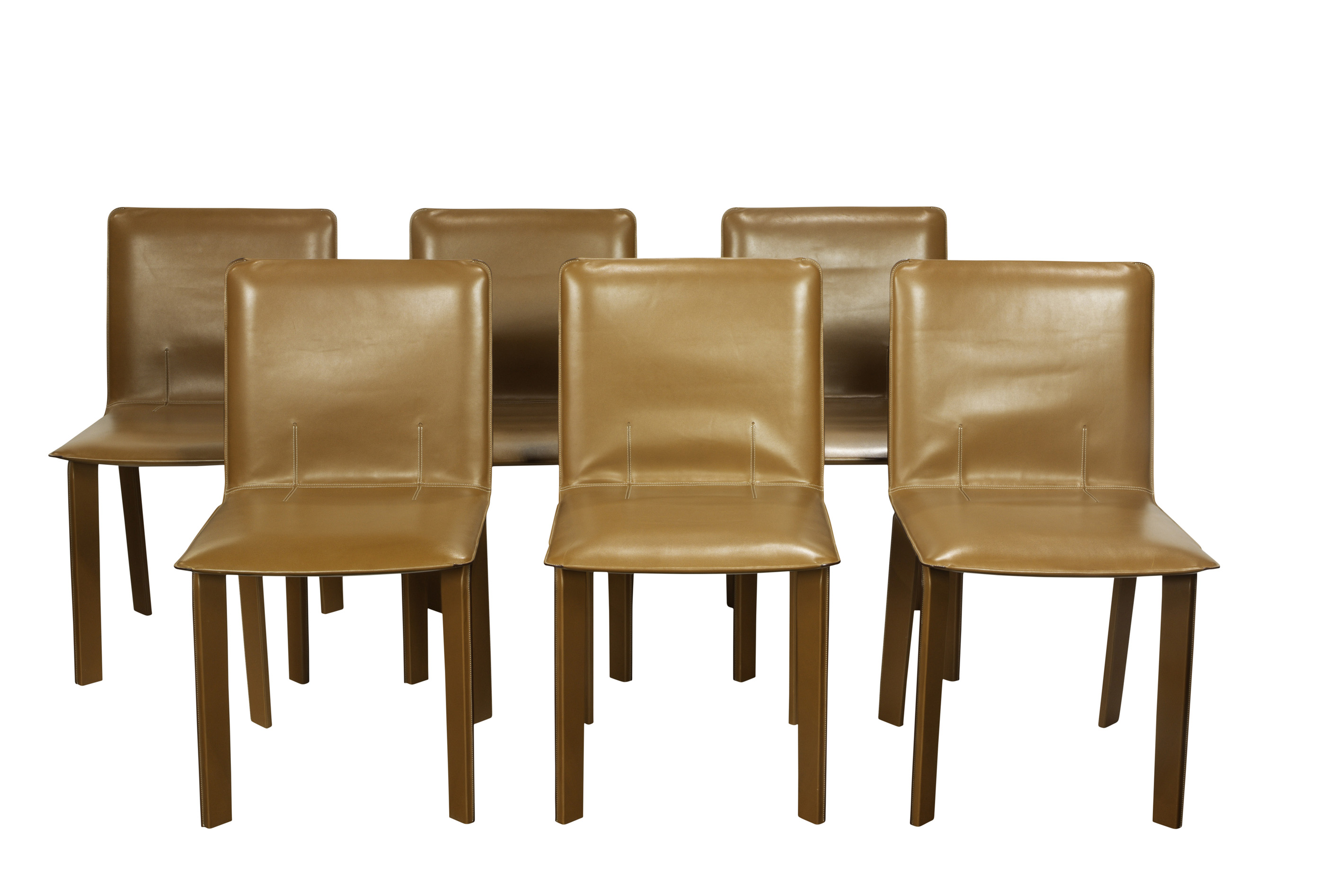 HERMES, SELLIER DINING CHAIRS,