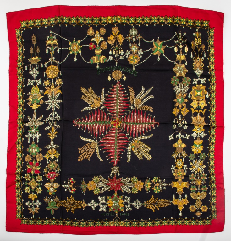 HERMES "SHEHERAZADE" SILK SCARF