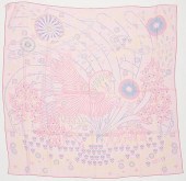 HERMES SILK MUSLIN SCARF, LA S