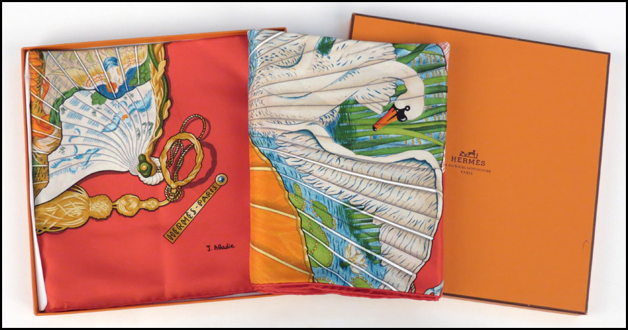 HERMES SILK SCARF. Brise de