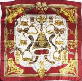 HERMES SILK SCARF "ETRIERS"Her