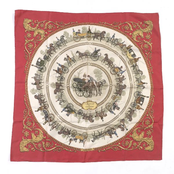 HERMES SILK SCARF "LA PROMENADE