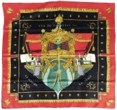 HERMES SILK SCARF "LA REALE"He