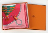 HERMES SILK SCARF. Les folies