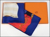 HERMES SILK SCARF. Souvenirs d