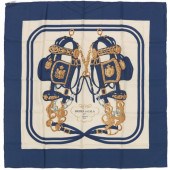 HERMES SILK TWILL GAVROCHE "BR