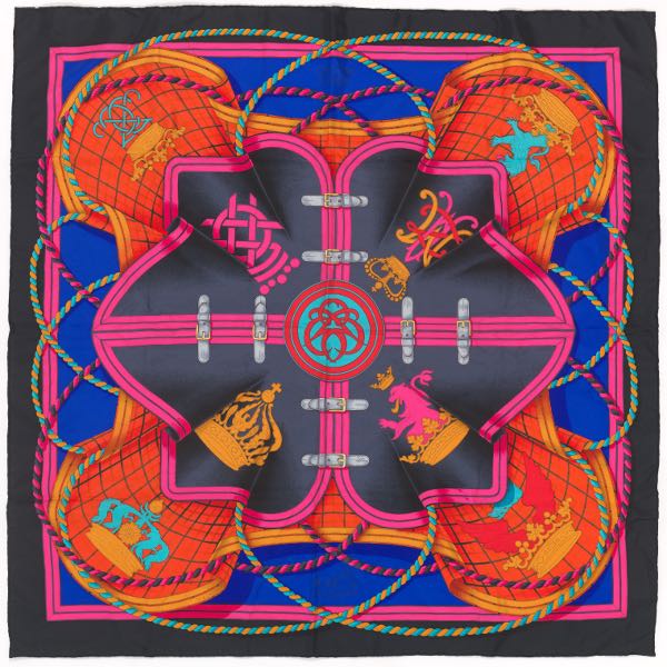 HERMES SILK TWILL SCARF "GRANDE