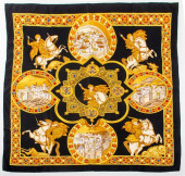HERMES SILK TWILL SCARF IN THE