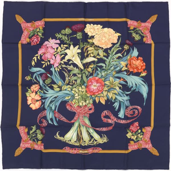 HERMES SILK TWILL SCARF "REGINA"