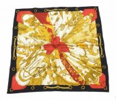 HERMES SILK TWILL SCARF, 'SOLE