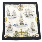 HERMES SILK TWILL SCARF, 'VAIS