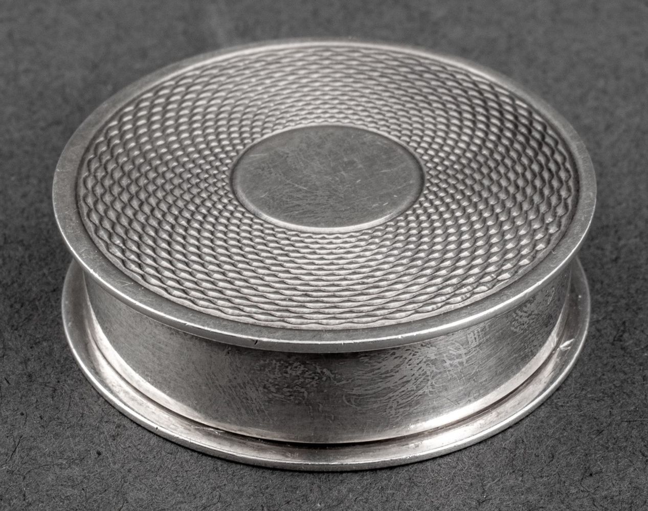 HERMES SILVER PILL BOX, 1970S