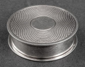 HERMES SILVER PILL BOX, 1970S<