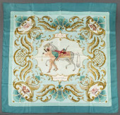 HERMES SQUARE SILK TWILL SCARF