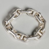 HERMES STERLING SILVER CHAINE