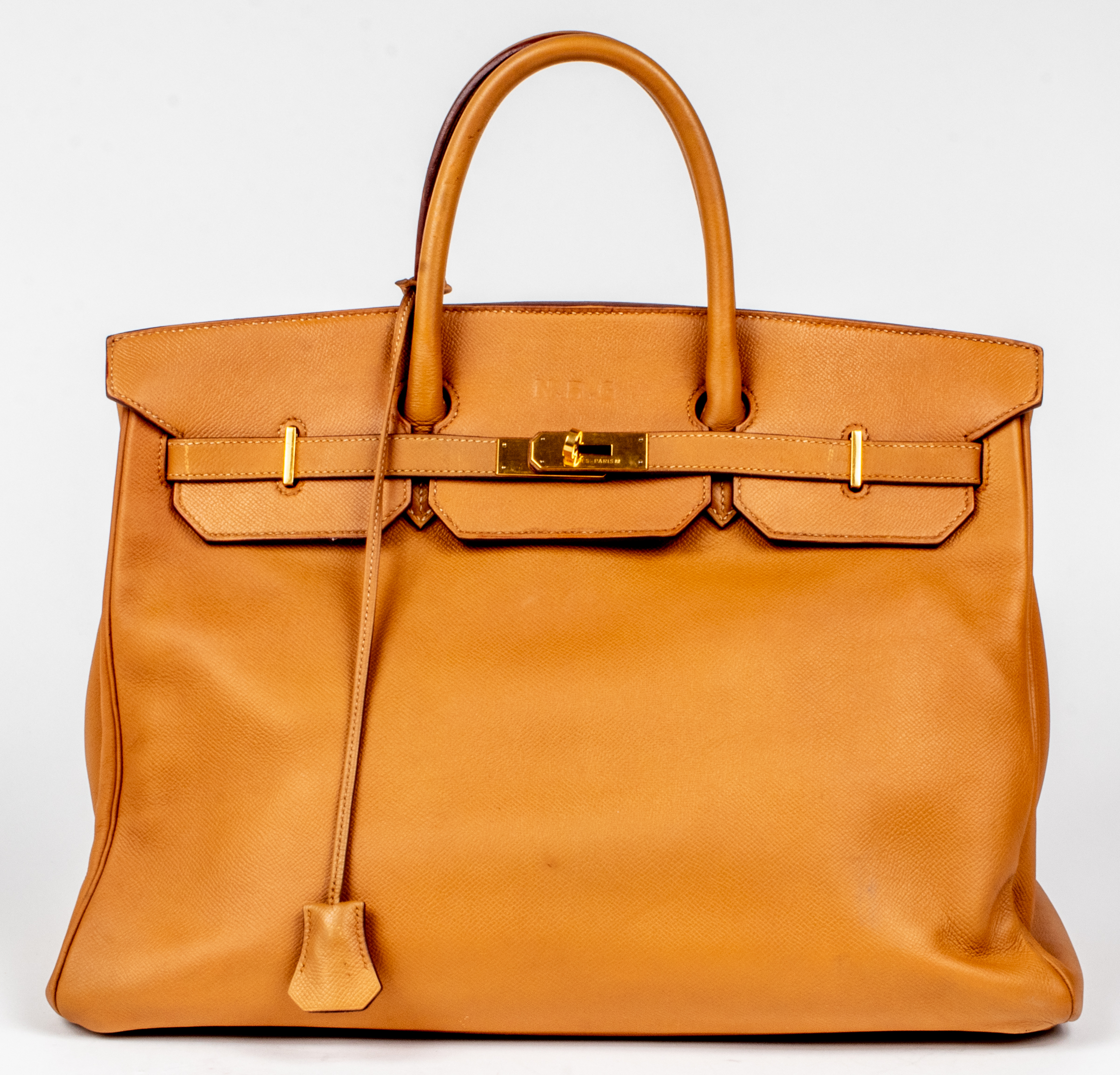 HERMES TAN LEATHER BIRKIN 40CM