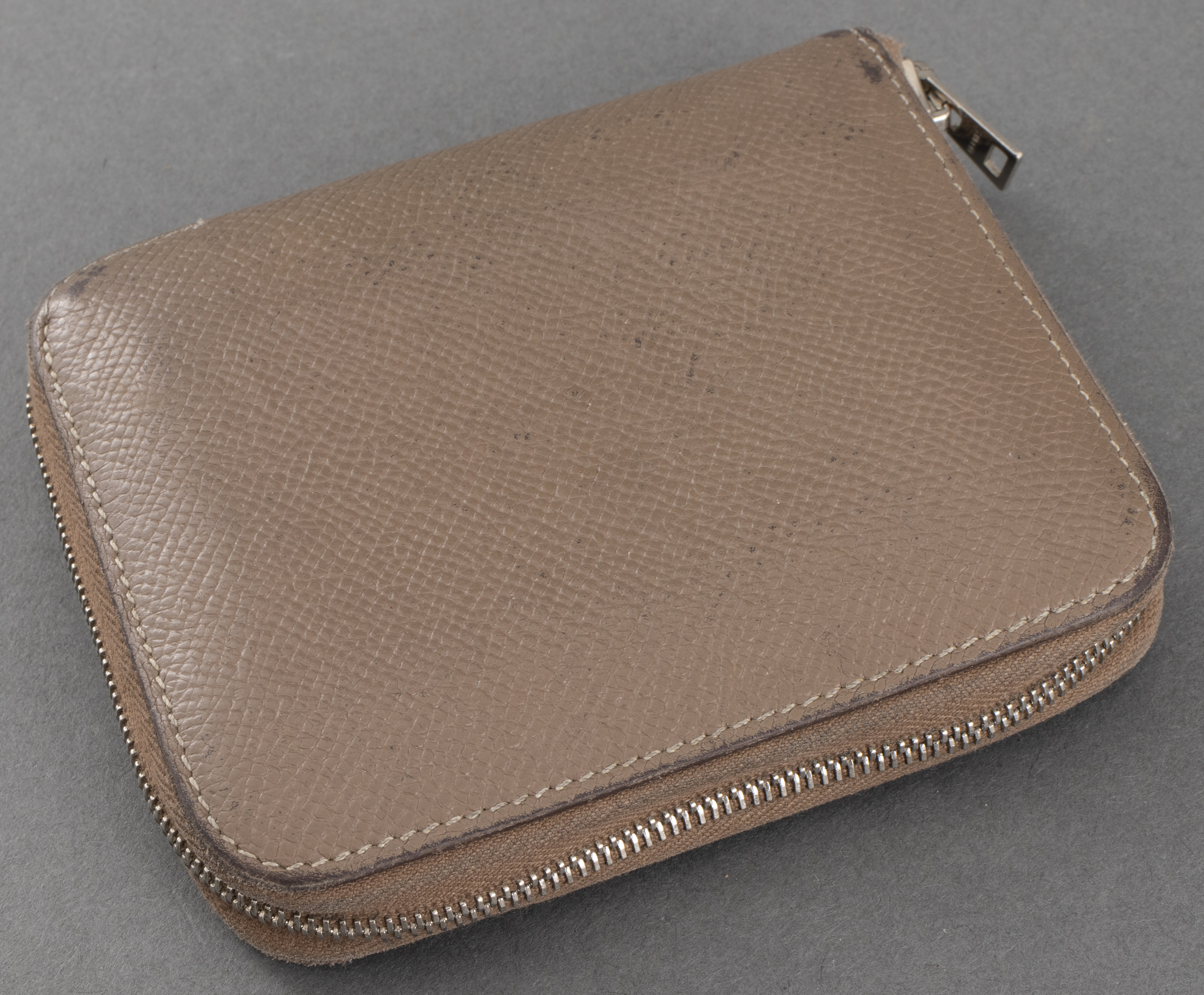 HERMES TAN LEATHER SILK'IN