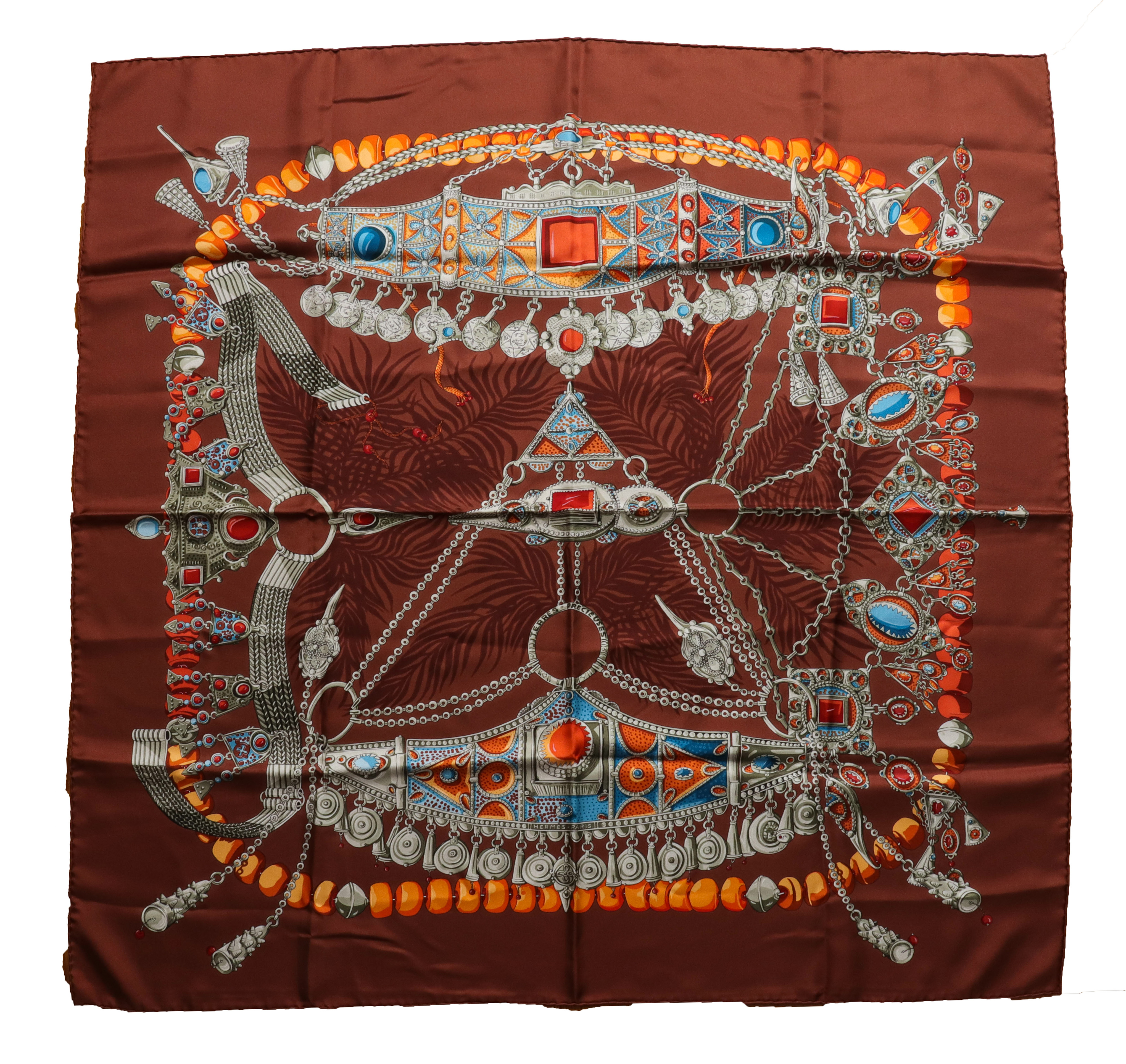 HERMES "TERRES PRECIEUSES" SILK