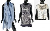 HERMES TOP, KNIT DRESS & BLUE
