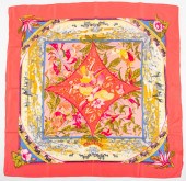 HERMES "TROPIQUES" SILK TWILL