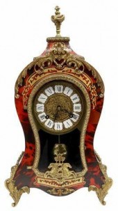 HERMLE FAUX BOULLE GILT METAL