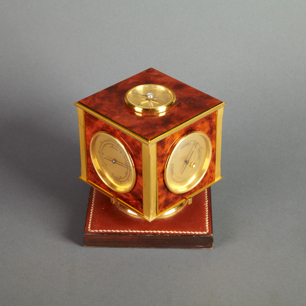 Herm??s Enamelled and Gilt Brass