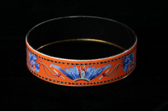 HERM?S ENAMELLED AND GOLD-PLATED