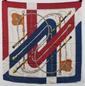 HERM?S SILK SCARF ''Clic Clac'