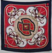 HERM?S SILK SCARF ''Washington