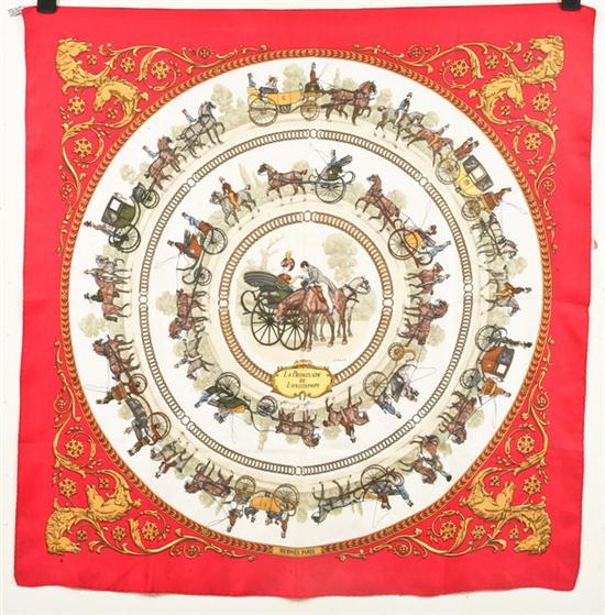 HERM?S SILK TWILL LA PROMENADE DE