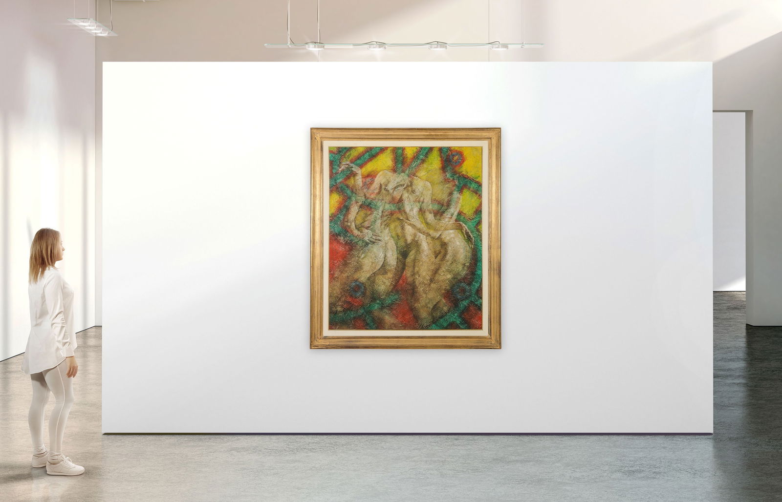 HERNáN SOSA B.1965 LATIN FIGURAL