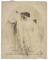 HERRMANN, ADELAIDE. INSCRIBED