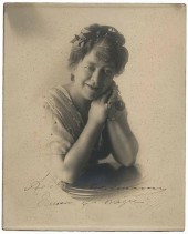HERRMANN, ADELAIDE. SIGNED POR