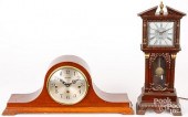 HERSCHEDE MANTEL CLOCK & A HAD