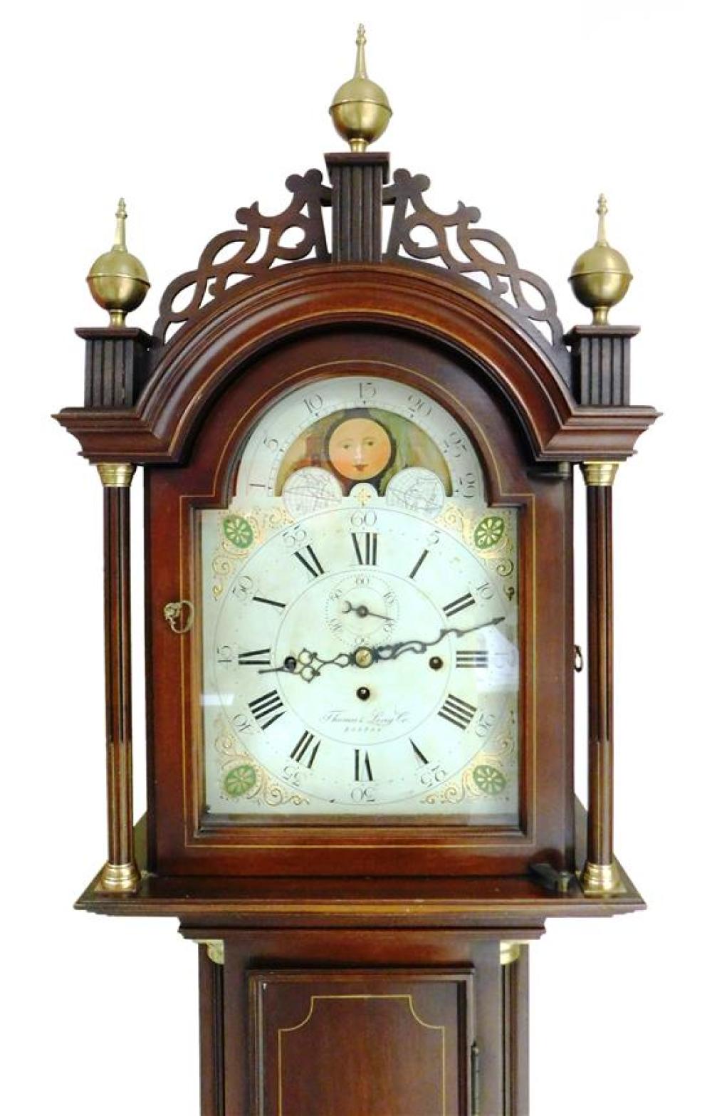 HERSCHEDE TALL CASE CLOCK,
