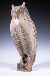 HERTER'S GREAT HORNED OWL DECO