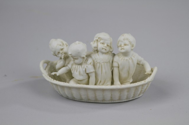 HERTWIG PARIAN CHILDREN IN BASKET