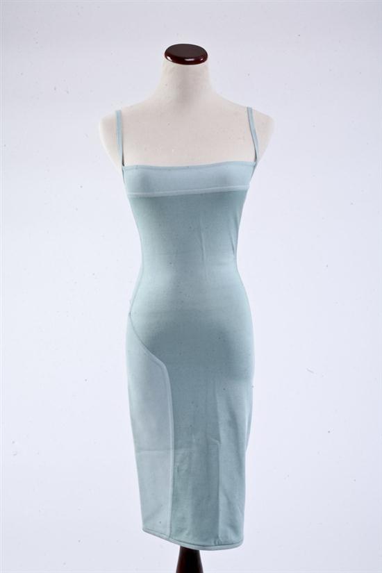 HERV? L?GER SEA GREEN DRESS Size FR