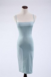 HERV? L?GER SEA GREEN DRESS Si