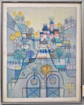 HESHI YU, SIGNED IMPASTO O/C(T