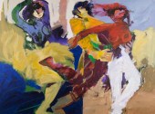 HESSAM ABRISHAMI OIL ON CANVAS