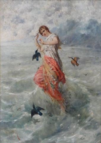 HESSLER Otto. O/C ''Girl with