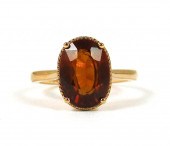 HESSONITE GARNET AND FOURTEEN