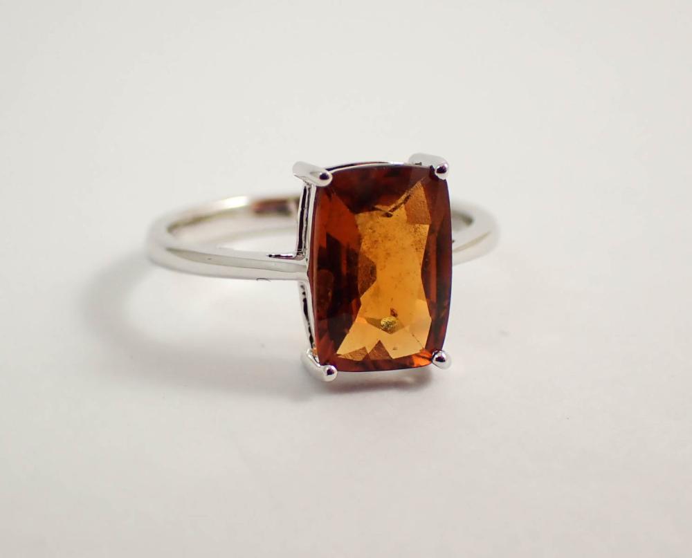 HESSONITE GARNET AND FOURTEEN KARAT