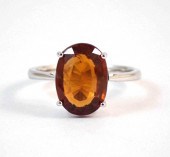 HESSONITE GARNET AND FOURTEEN