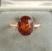 HESSONITE GARNET AND FOURTEEN