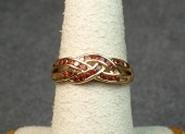HESSONITE GARNET AND FOURTEEN